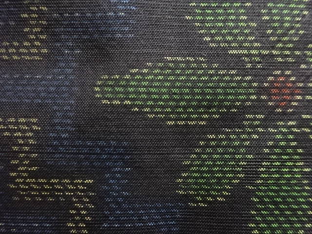 JAPANESE KIMONO / ANTIQUE KIMONO / SILK / DORO OSHIMA TSUMUGI / WOVEN FLOWER